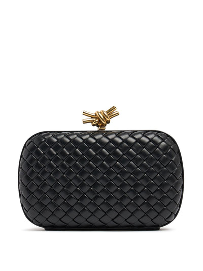 Bottega Veneta Knot leather clutch at Collagerie