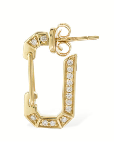 Eéra 18kt gold and diamond mono earring at Collagerie