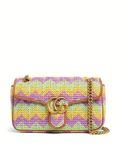 Gucci Small GG Marmont crochet shoulder bag at Collagerie