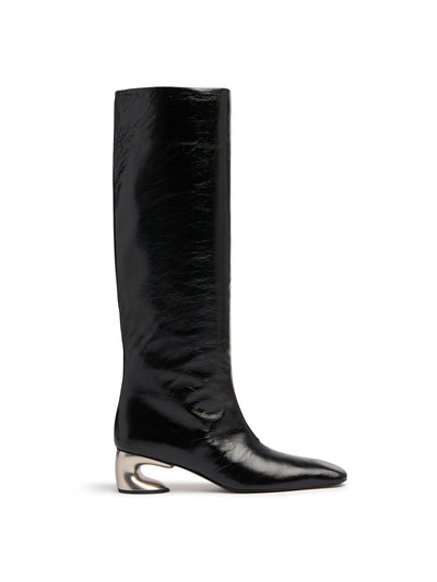 Jil Sander Tall leather boots at Collagerie