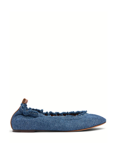 Lanvin Denim ballerinas at Collagerie