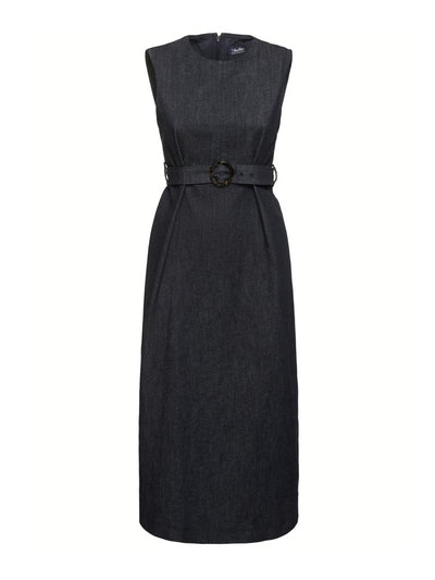 'S Max Mara Lucilla denim sleeveless midi dress at Collagerie