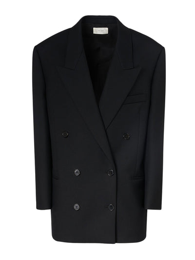 The Row Timoty double breast wool jacket at Collagerie