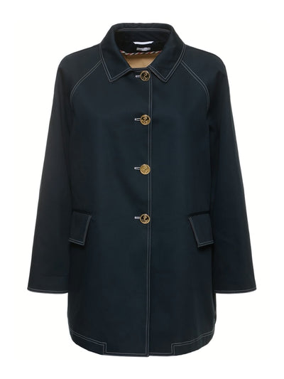 Thom Browne Cotton mackintosh short coat at Collagerie