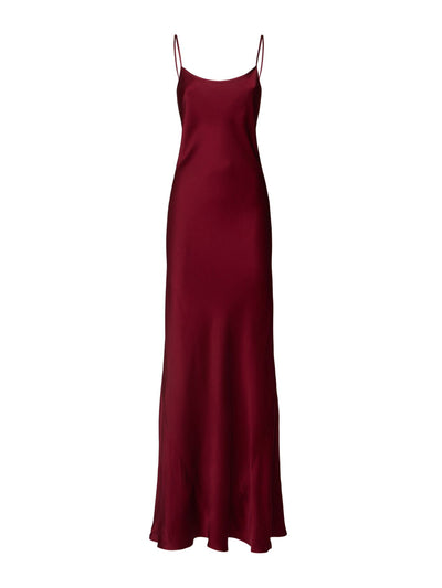 Victoria Beckham Cami satin crepe long dress at Collagerie