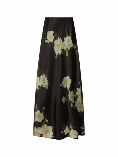 Zimmermann Harmony floral flared silk maxi skirt at Collagerie