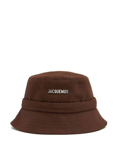 Jacquemus Le Bob Gadjo cotton logo bucket hat at Collagerie