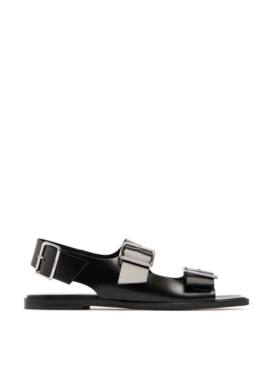 Aeyde Thekla leather sandals at Collagerie