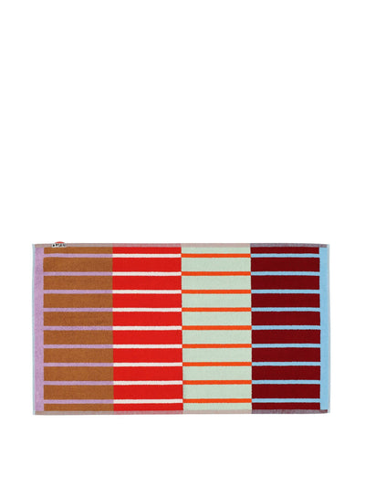 Dusen Dusen Copper Stripe cotton bathmat at Collagerie