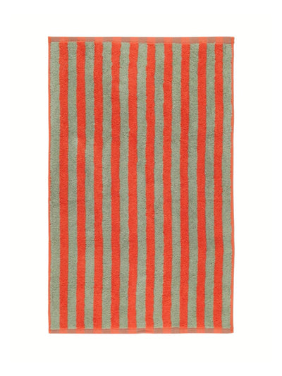 Dusen Dusen Sunset Stripe cotton hand towel at Collagerie