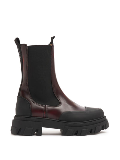 Ganni Mid cleated Chelsea boots at Collagerie