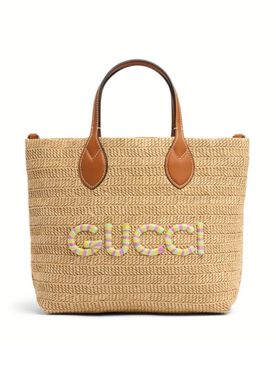 Gucci Summer raffia tote bag at Collagerie