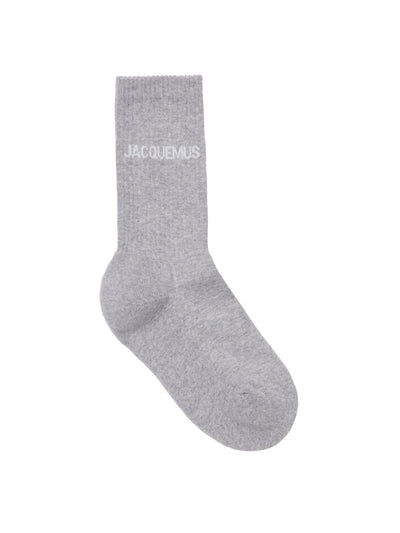 Jacquemus Les Chaussettes logo knit socks at Collagerie