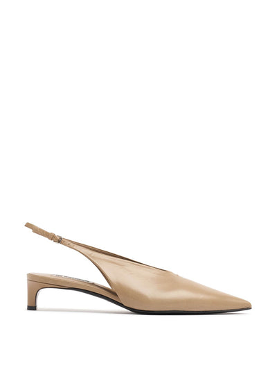 Jil Sander Leather sling backs at Collagerie
