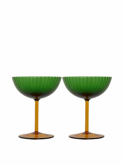 La DoubleJ Salviati champagne coupes (set of 2) at Collagerie