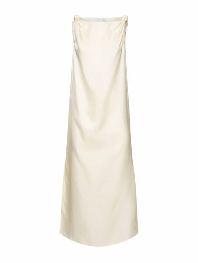 Loulou Studio Moun sleeveless draped silk midi dress at Collagerie