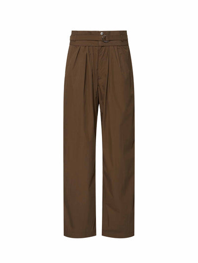 Marant Étoile Celia high rise cotton blend wide pants at Collagerie