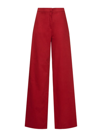 Max Mara Ruggero cotton drill wide pants at Collagerie