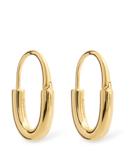 Otiumberg Roscida Oval hoop earrings at Collagerie
