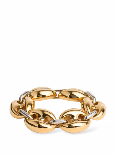 Rabanne Eight Nano chain bracelet at Collagerie