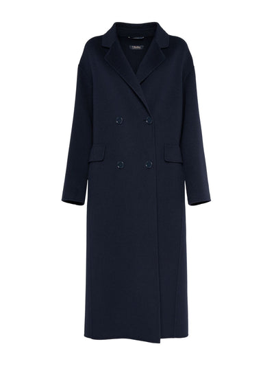 'S Max Mara Favola wool double breasted long coat at Collagerie