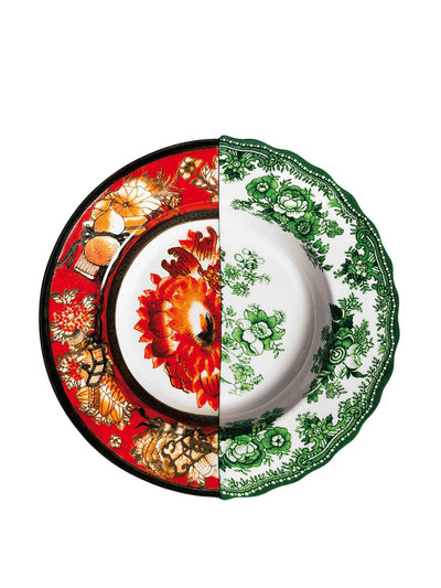 Seletti Hybrid Cecilia bone china soup bowl at Collagerie