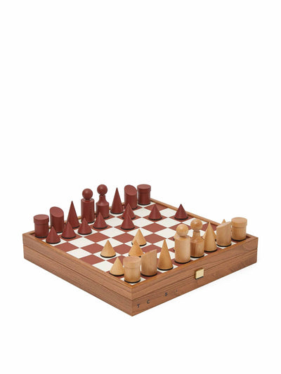 The Conran Shop Terracotta wooden chess set at Collagerie