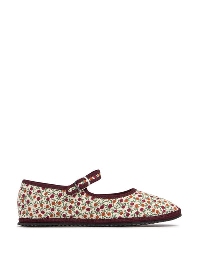 Vibi Venezia Mary Jane Zoagli cotton slippers at Collagerie