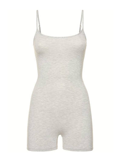 Weworewhat Scoop stretch jersey cami romper at Collagerie
