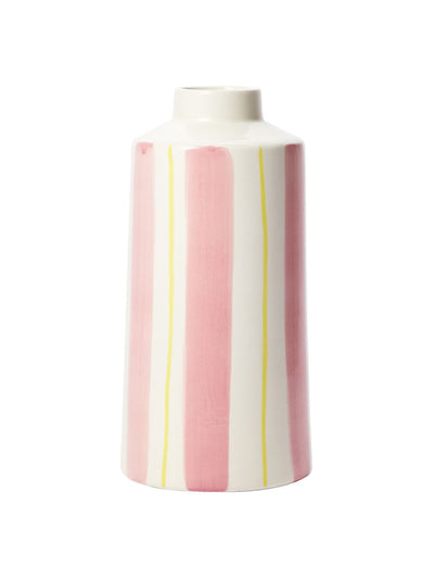 The Conran Shop Small pink stripes vase at Collagerie
