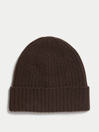 Marks & Spencer Pure cashmere beanie hat at Collagerie