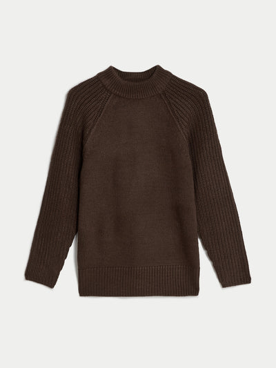 Marks & Spencer Ribbed crew neck jumper at Collagerie