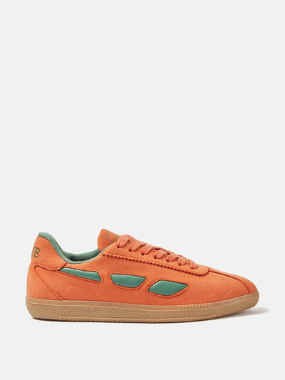 SAYE Modelo '70 trainer in orange and green at Collagerie