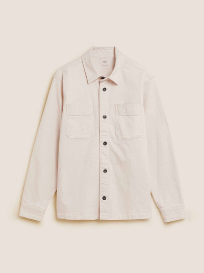 Marks & Spencer Ecru denim overshirt at Collagerie