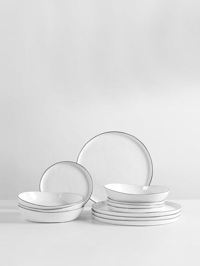 Broste Copenhagen 2-piece salt dinnerware set at Collagerie