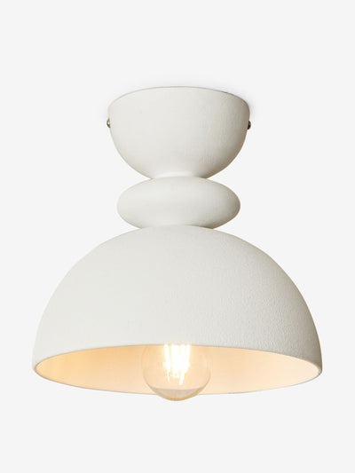Freyja Flush ceiling light in white at Collagerie