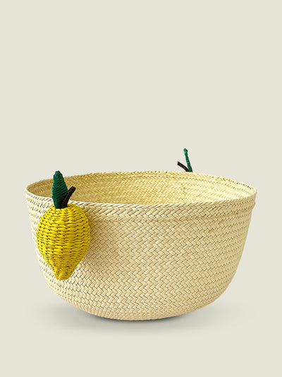 The Colombia Collective Fruity woven bowl at Collagerie
