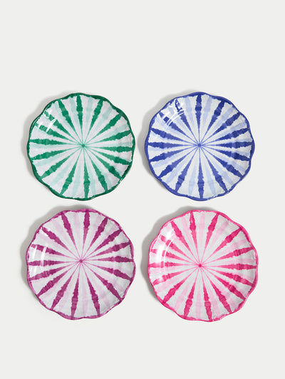 Marks & Spencer Ikat brights picnic side plates (set of 4) at Collagerie