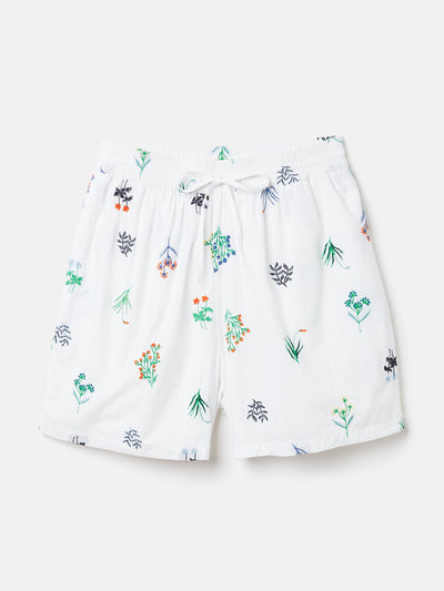 Joules Pure cotton floral shorts at Collagerie