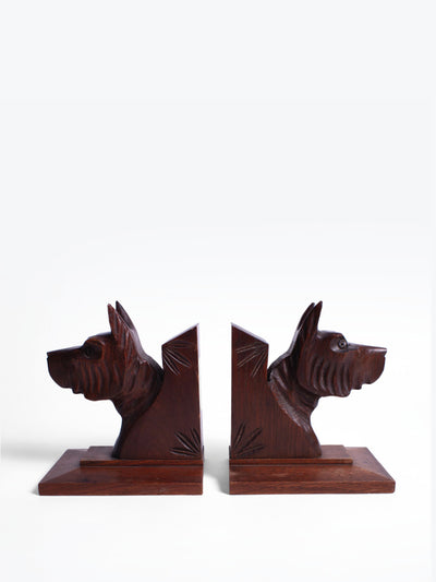 Magasin Central Vintage pair of dog bookends at Collagerie