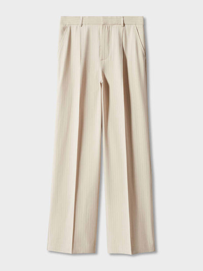 Mango Chalk-stripe trousers at Collagerie