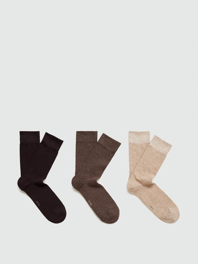 Mango Cotton socks (set of 3) at Collagerie