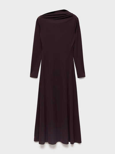 Mango A-line dress with asymmetrical neckline at Collagerie