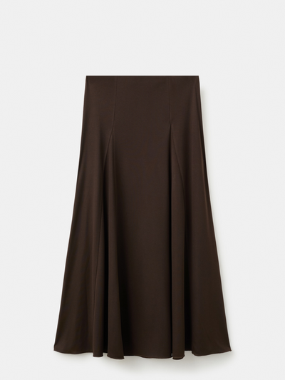 Mango A-line skirt with godets at Collagerie