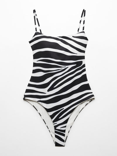 Mango Animal print swimsuit at Collagerie