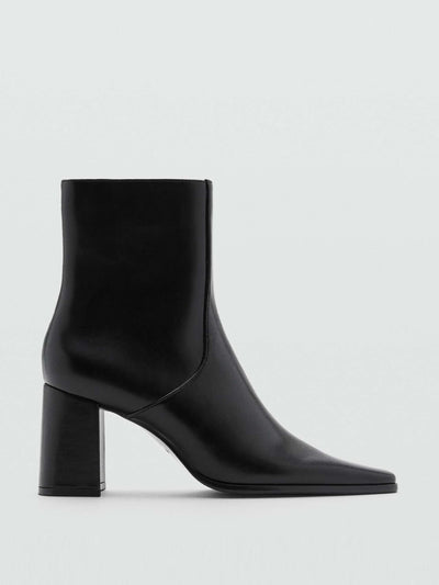 Mango Ankle boots with block heel at Collagerie