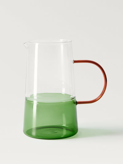 Mango Borosilicate jug with two-tone design at Collagerie