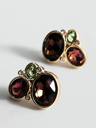 Mango Combined stone earrings at Collagerie