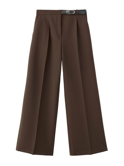 Mango Combined trousers with belt at Collagerie