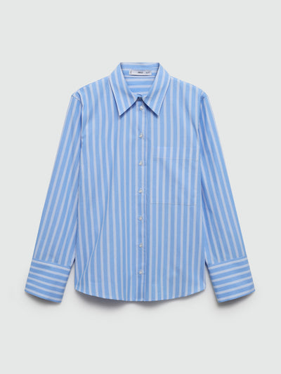 Mango 100% cotton striped shirt at Collagerie